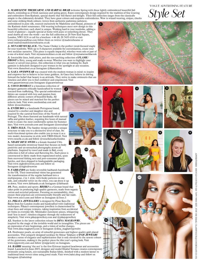VOGUE Edition, SANDRER in Lime Green,TRÈS ELLE to ELORE,